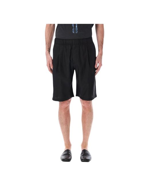 Our Legacy Black Casual Shorts for men