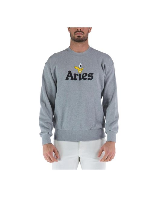 Aries Blue Sweatshirts for men