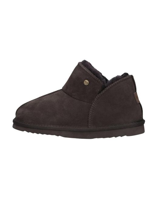 Warmbat Schoenen ,Bruin ,Suède Willow Slippers in het Brown