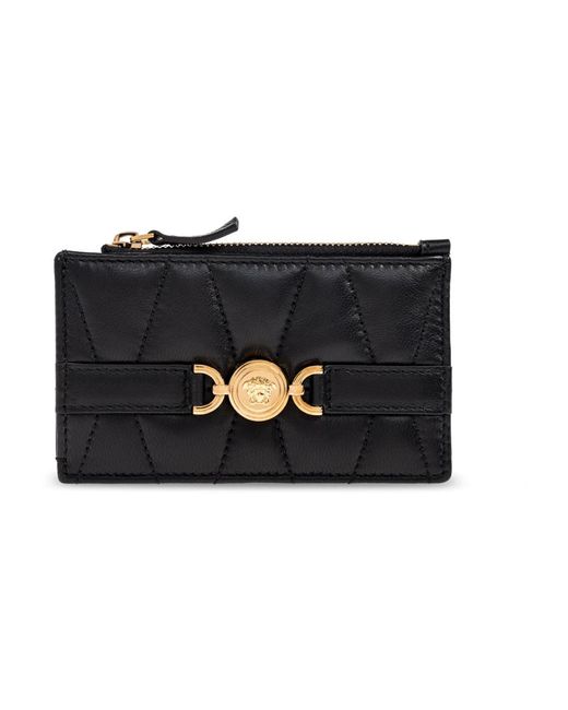 Versace Black Wallets &Amp; Cardholders