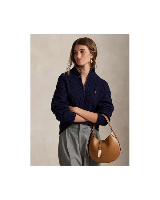 Polo Ralph Lauren Blue V-Neck Knitwear
