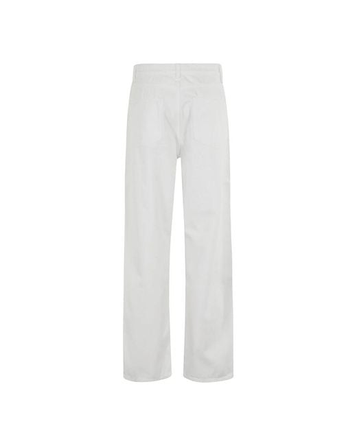 Wide Jeans di Rohe in White