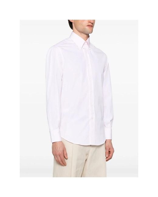 Brunello Cucinelli Casual Shirts in het White voor heren