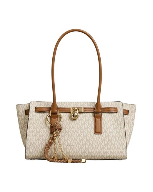 Michael Kors Natural Shoulder Bags