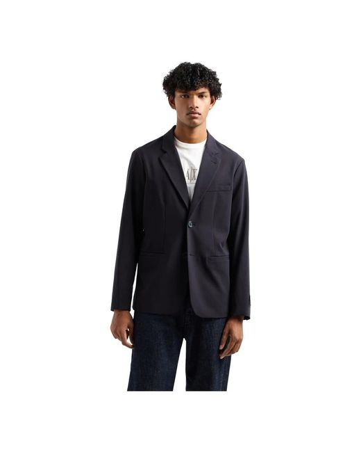 ARMANI EXCHANGE Blue Blazers for men