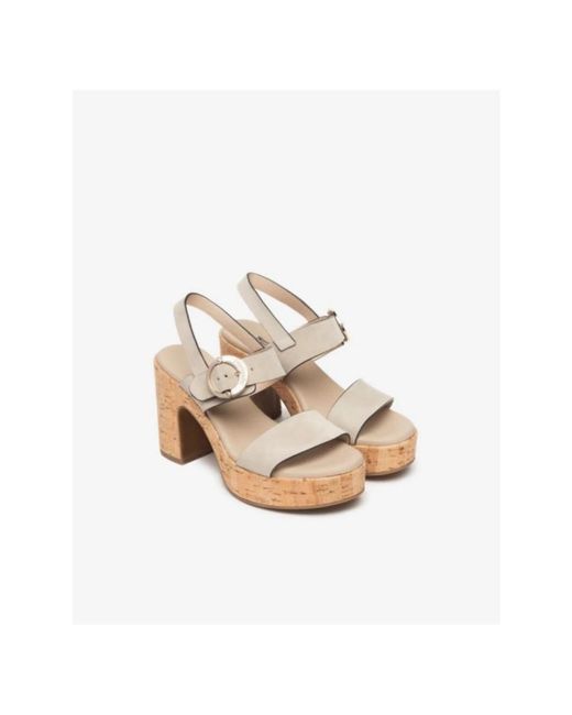 Nero Giardini White High Heel Sandals