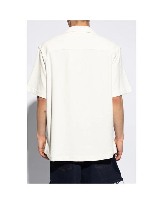 Burberry Shirt mit logo in White für Herren