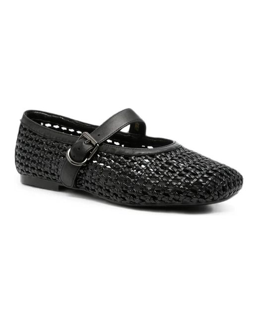 ADRIANNA FERETTI Black Ballerina Shoes