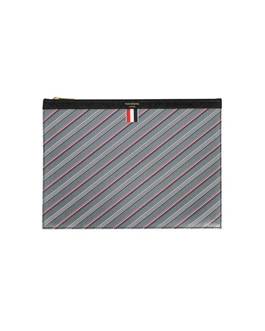 Clutches di Thom Browne in Gray da Uomo