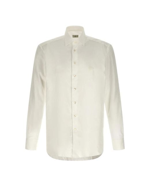 Etro White Casual Shirts for men