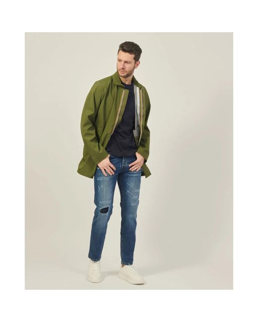 Coats > single-breasted coats K-Way pour homme en coloris Green