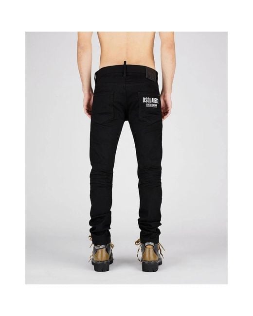 Jeans > slim-fit jeans DSquared² pour homme en coloris Black