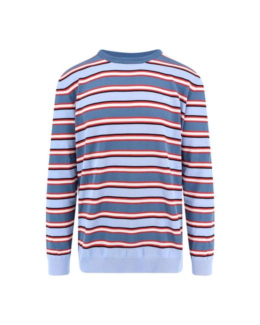 Dior Blue Round-Neck Knitwear for men