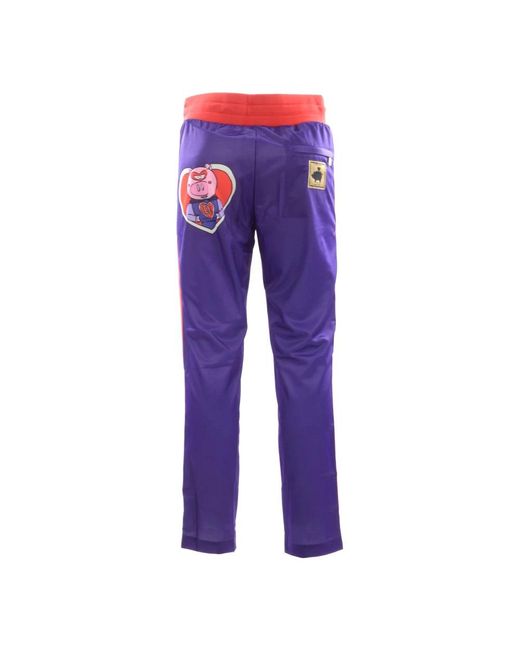 Dolce & Gabbana Purple Sweatpants for men