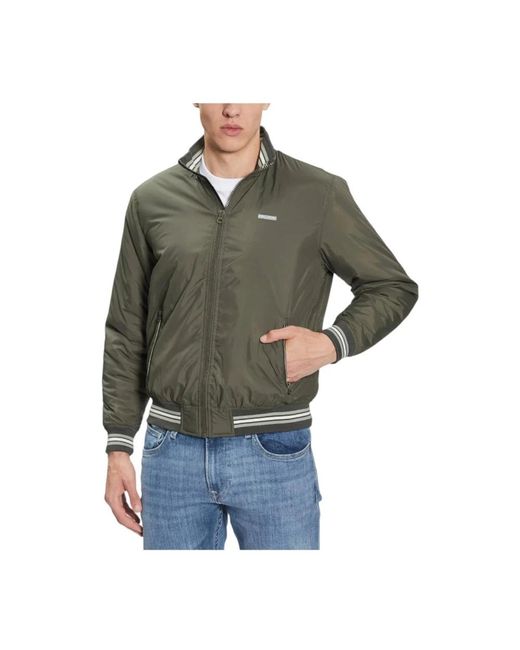 Pepe Jeans Green Bomber Jackets for men