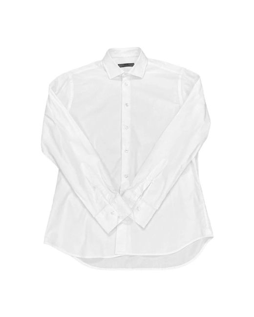 Cesare Paciotti White Formal Shirts for men