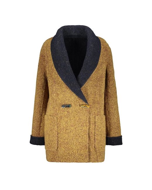 Missoni Blue Double-Breasted Coats