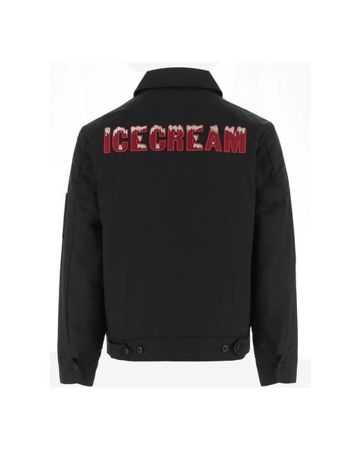ICECREAM Black Light Jackets for men