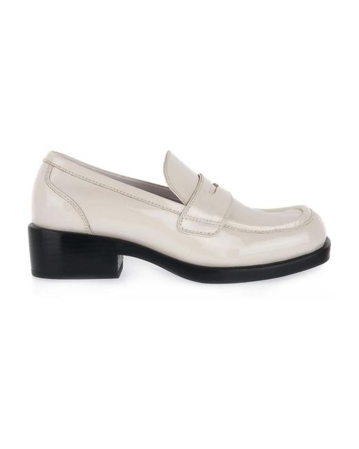 Jeffrey Campbell White Loafers