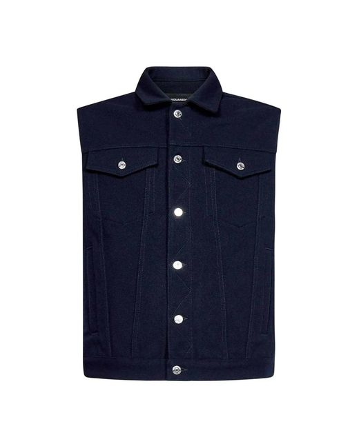 Jackets > vests DSquared² pour homme en coloris Blue
