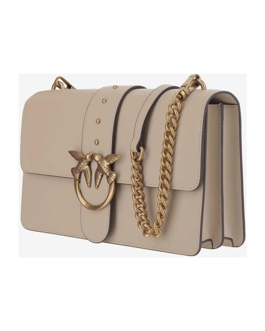 Pinko Natural Shoulder Bags