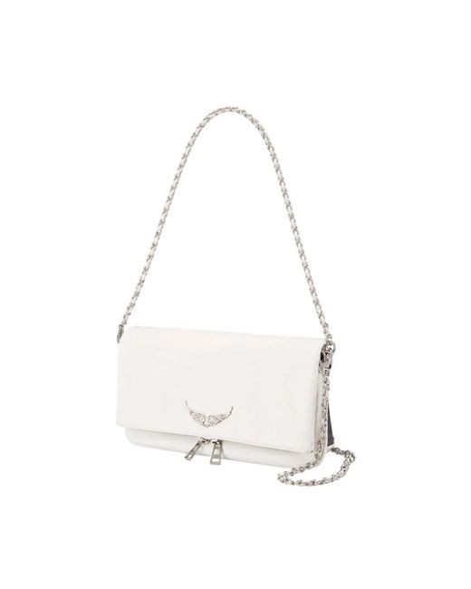 Zadig & Voltaire White Shoulder Bags