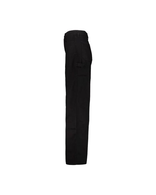 Courreges Black Wide Jeans