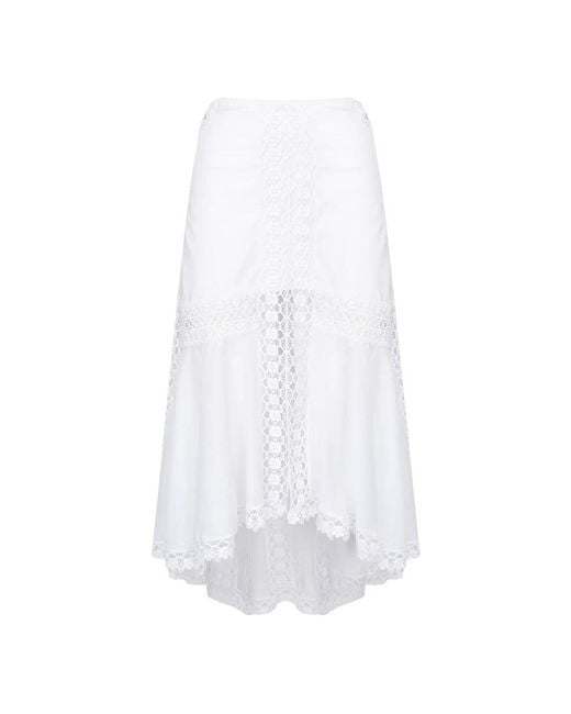 Charo Ruiz White Midi Skirts
