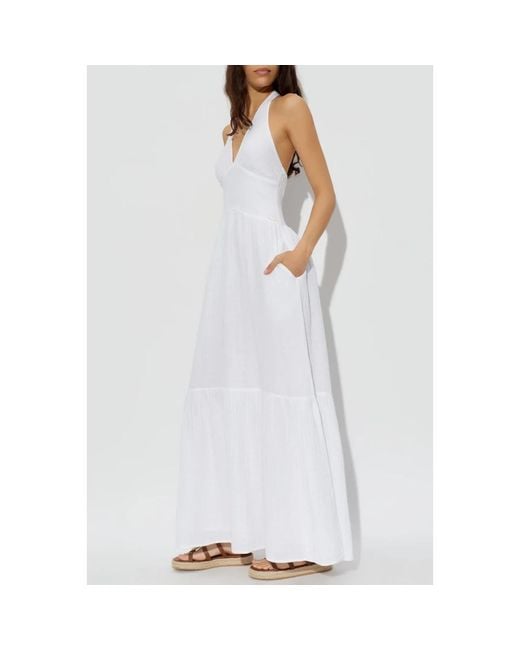 Melissa Odabash Shay Dress in het White