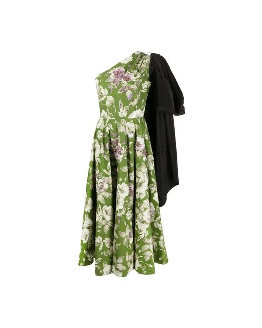 Erdem Green Midi Dresses