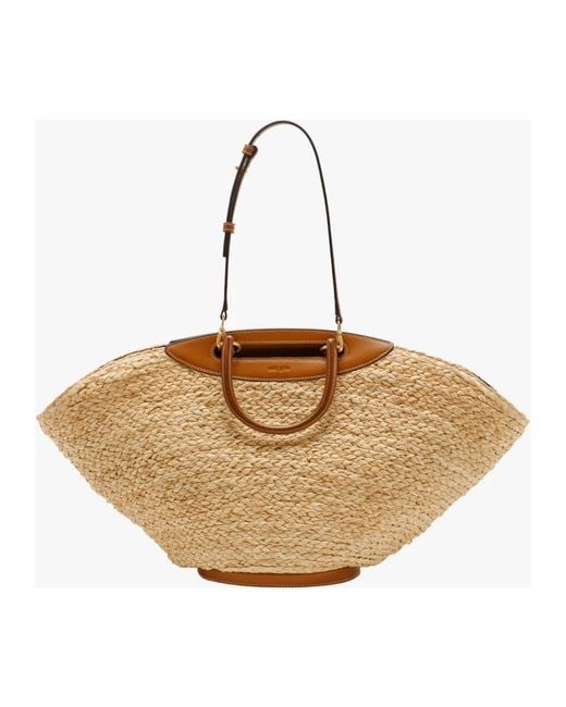Cult Gaia Brown Handbags