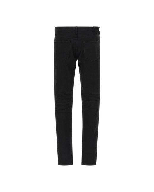 Tom Ford Jeans ,Zwart ,Katoen Geverfde Selvedge Straight Jeans in het Black voor heren