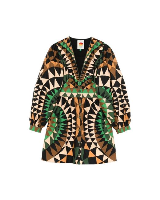 Farm Rio Green Short Dresses