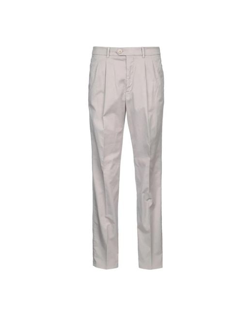 Slim-Fit Trousers Brunello Cucinelli de hombre de color Gray