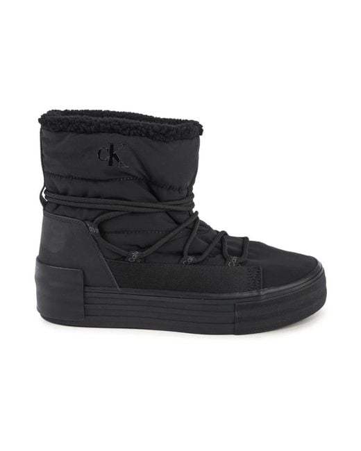 Calvin Klein Black Winter Boots