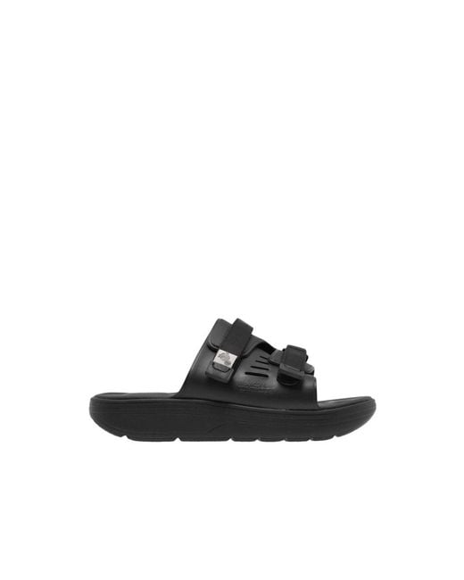 Suicoke Black Sliders