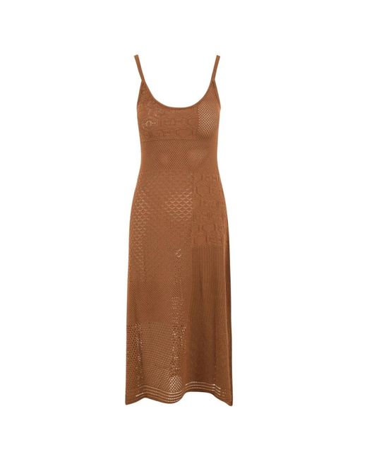 Akep Brown Midi Dresses
