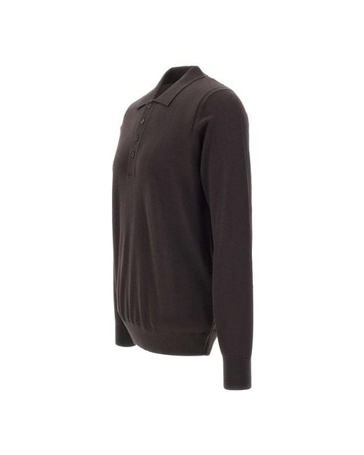 Paolo Pecora Gray Round-Neck Knitwear for men