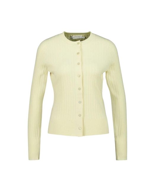 Zimmermann Ribgebreide Cardigan in het Yellow
