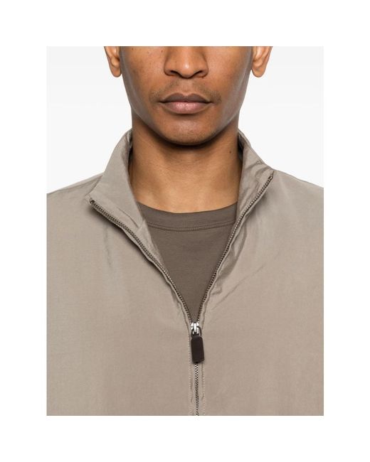 Emporio Armani Brown Bomber Jackets for men