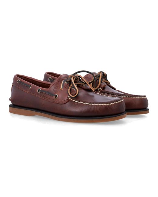 Timberland Red Sailor Shoes for men