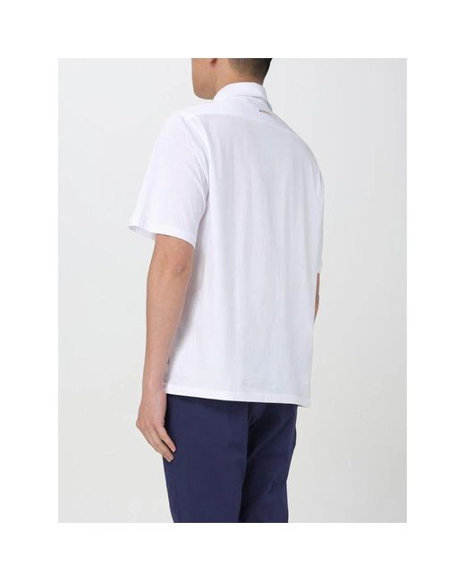 Short Sleeve Shirts Aspesi de hombre de color White