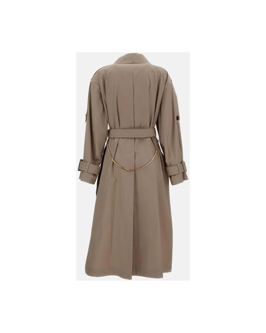 Sportmax Brown Trench Coats