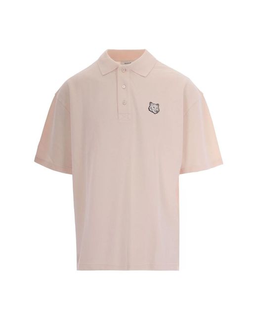 Maison Kitsuné Natural Polo Shirts for men