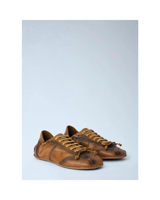 Abra Brown Laced Shoes