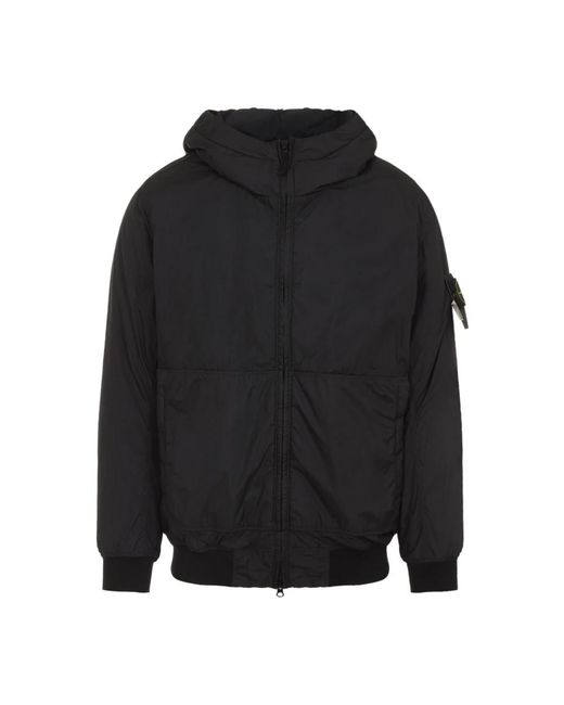 Light Jackets di Stone Island in Black da Uomo