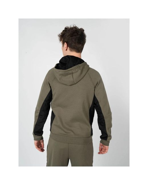 Guess Hoodies & Sweatvesten ,Groen ,Katoen Klassieke Hoodie in het Green voor heren