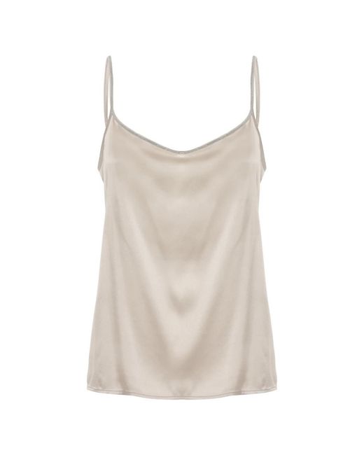 Sleeveless Tops di Panicale in Brown