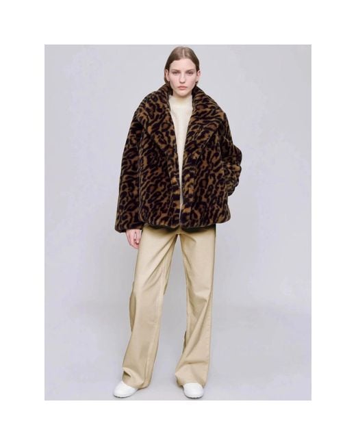 Faux Fur & Shearling Jackets A.P.C. de color Brown