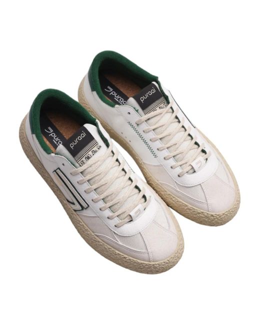 PURAAI Gray Weiße sneakers